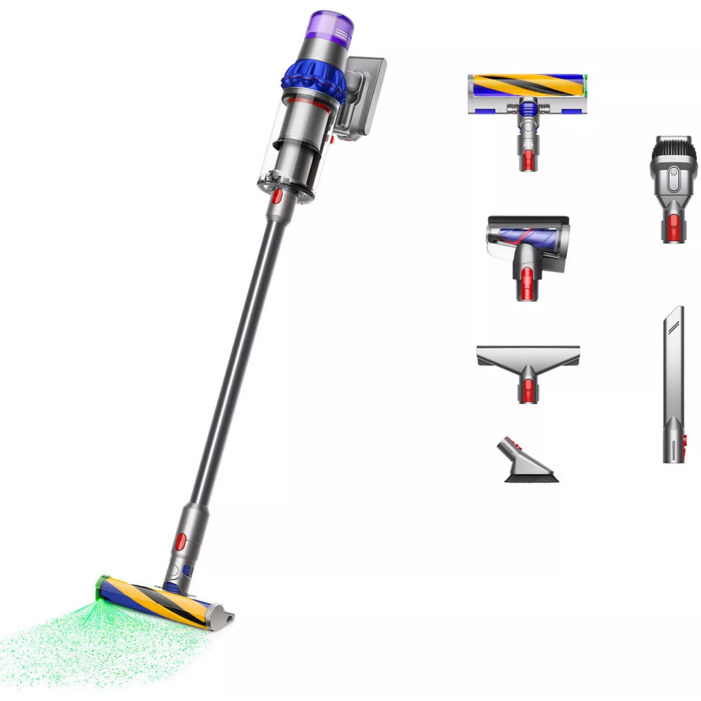 Aspirateur sans-fil Dyson V15 Detect™ Fluffy (Bleu/Gris) - 660 W