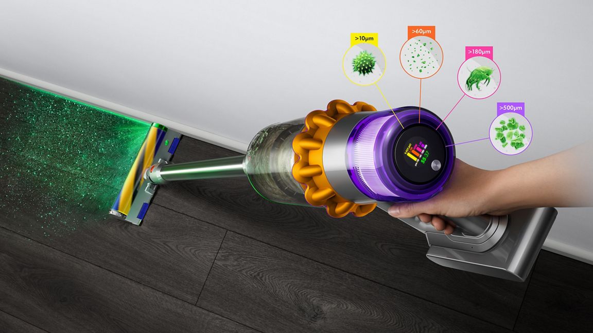 Aspirateur sans-fil Dyson V15 Detect™ Fluffy (Bleu/Gris) - 660 W – Image 2