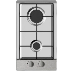 Domino gaz AMICA AG2620X 2 feux - 4000 W - Inox