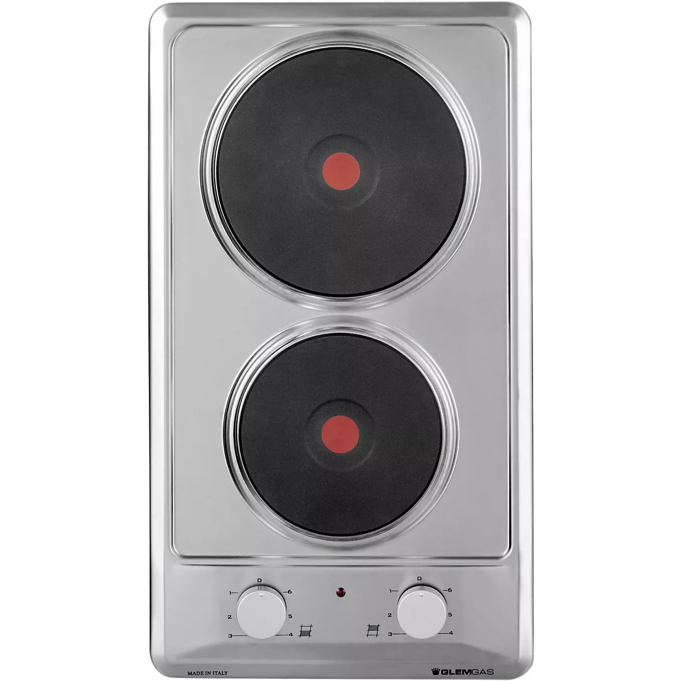 Domino électrique GLEM GT320IX - 2 Foyers - Acier inoxydable – Image 2