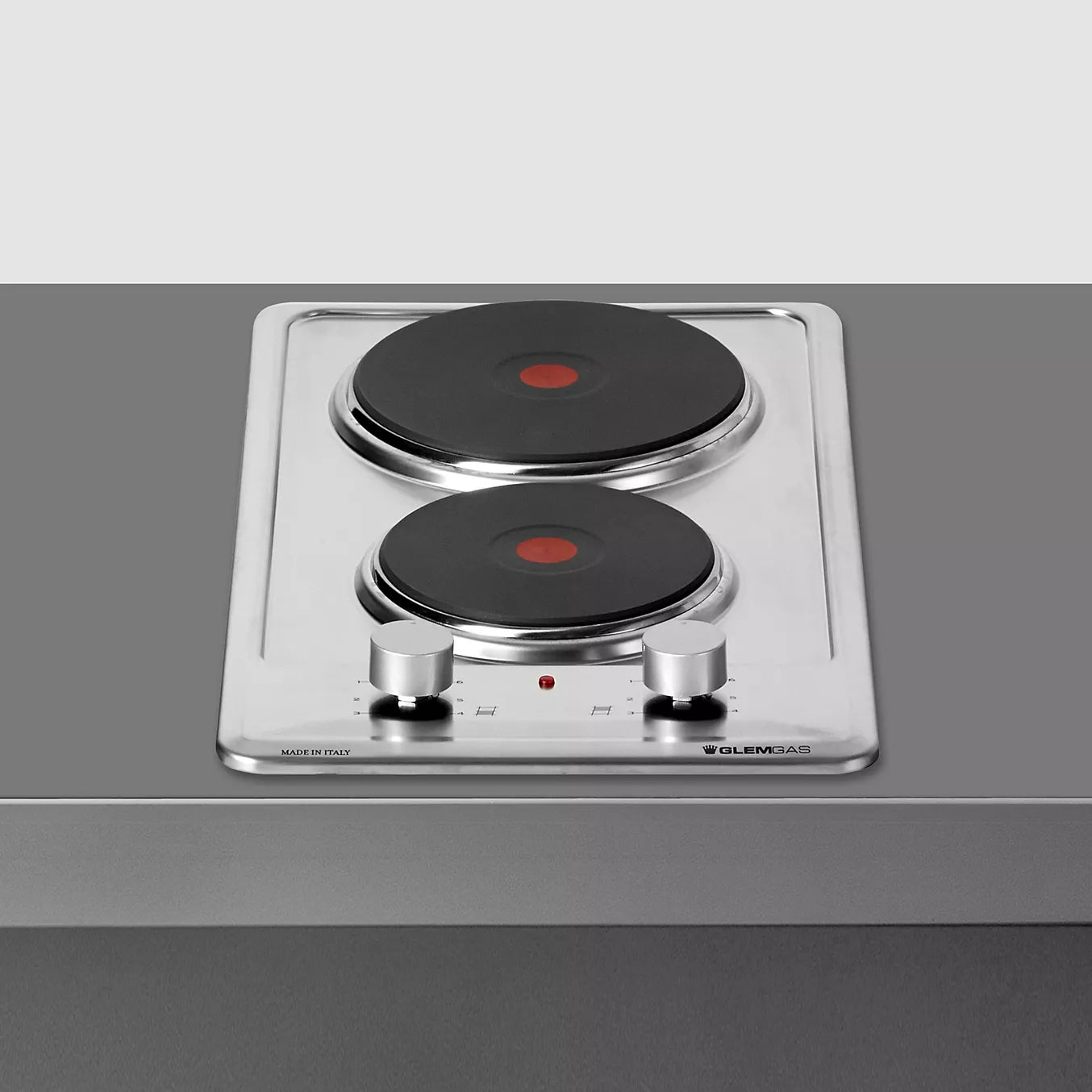 Domino électrique GLEM GT320IX - 2 Foyers - Acier inoxydable – Image 5