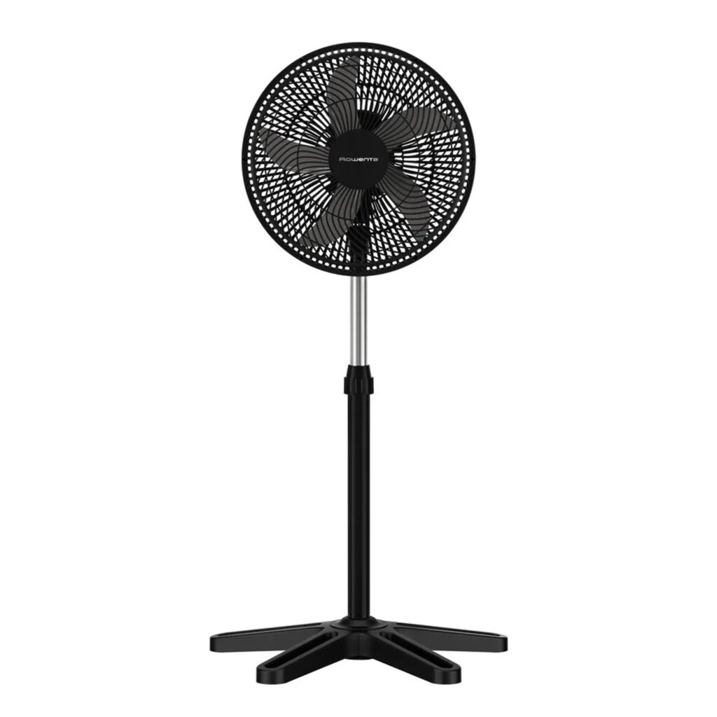 Ventilateur sur pied Rowenta Écoconcu Turbo Essential VU3110F3 55W Noir