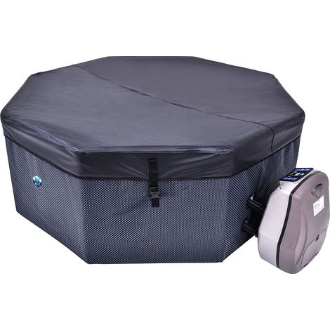 Spa semi-rigide NETSPA Octopus 6 places octogonal - 100 Jets d'air