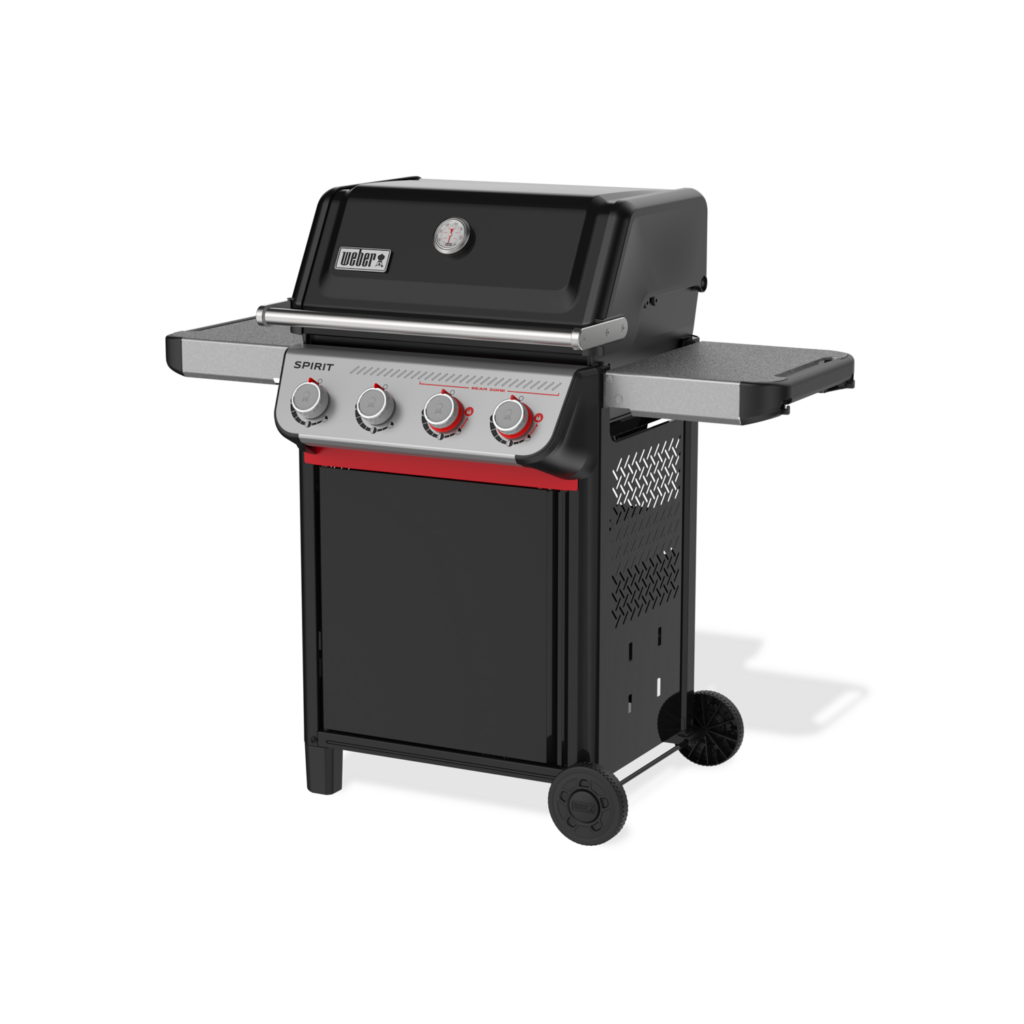 Barbecue à gaz Weber Spirit E-425 mix plancha 4 brûleurs - Noir